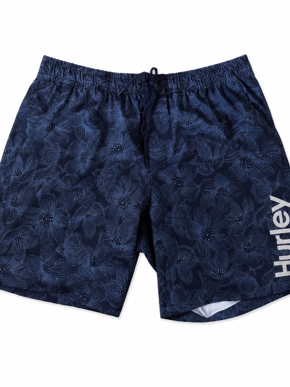 Hurley Floral Board Shorts Swim Trunks Blue Hawaiian Beach Surf Men's XXL